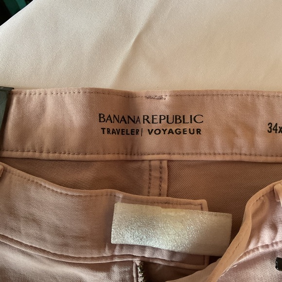 Banana Republic Traveler/Voyageur Slim Fit Rose/Taupe Jeans Size 34 x 30. NWT - Picture 4 of 9